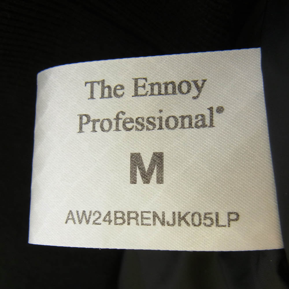 The Ennoy Professional ザ エンノイ プロフェッショナル 24AW AW24BRENJK05LP Electric Puffer Jacket エレクトリック パファー 中綿 パフ ジャケット ブラック系 M【中古】