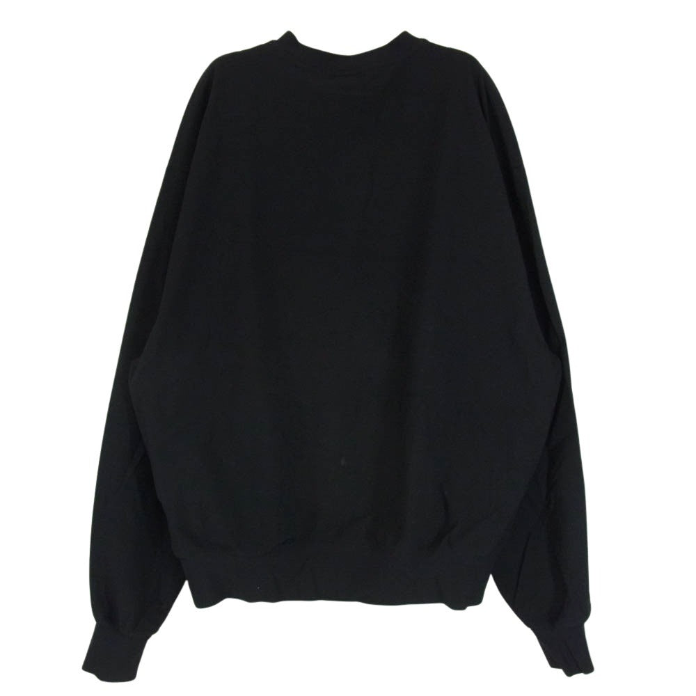 The Ennoy Professional ザ エンノイ プロフェッショナル BE-61023 × DAIWA PIER39 ダイワピア TECH FLEX JERSEY CREW ロゴ刺繍 テック フレックス ジャージー クルー 長袖 Tシャツ ブラック系 M【中古】