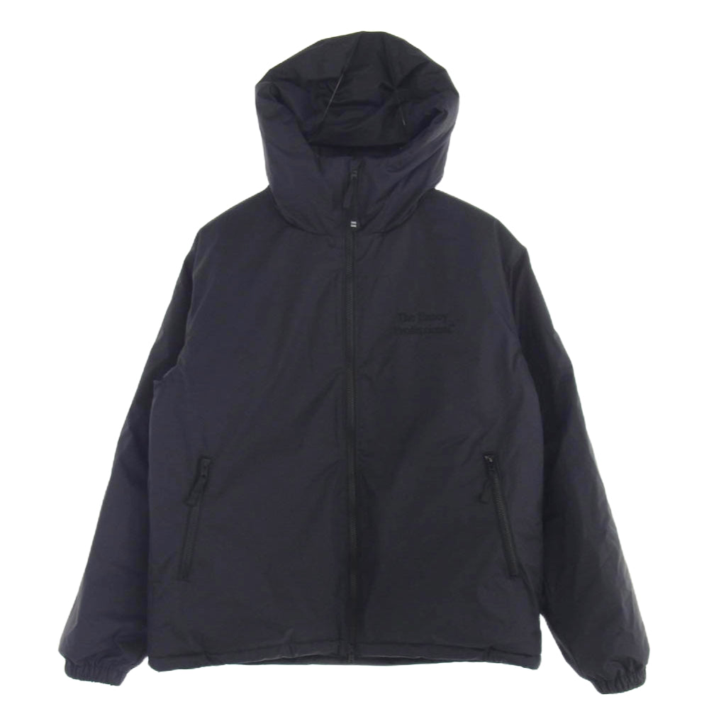 The Ennoy Professional ザ エンノイ プロフェッショナル 24AW AW24BRENJK03LP Padded Jacket ロゴ刺繍 パデッド 中綿 ジャケット ブラック ブラック系 M【中古】
