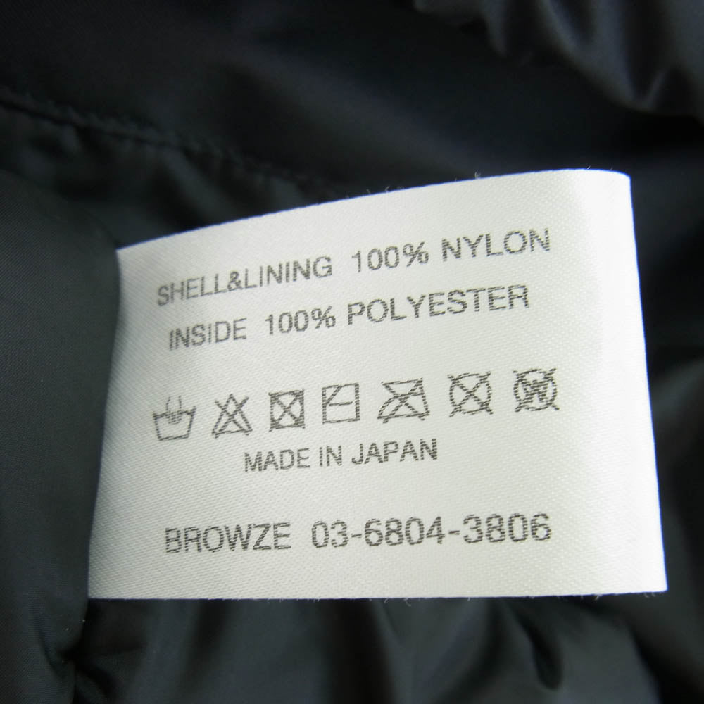 The Ennoy Professional ザ エンノイ プロフェッショナル 24AW AW24BRENJK03LP Padded Jacket ロゴ刺繍 パデッド 中綿 ジャケット ブラック ブラック系 M【中古】