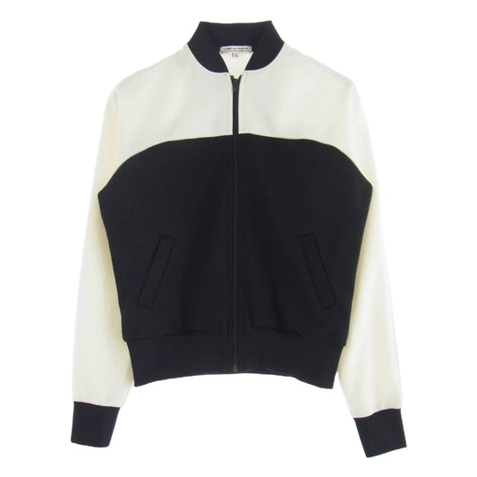 COMME des GARCONS コムデギャルソン AD2022 OX-T024 バイカラー トラック ジャケット ブラック系 ホワイト系 S【美品】【中古】