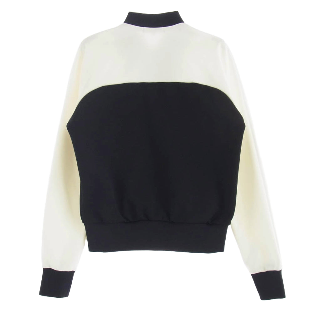 COMME des GARCONS コムデギャルソン AD2022 OX-T024 バイカラー トラック ジャケット ブラック系 ホワイト系 S【美品】【中古】