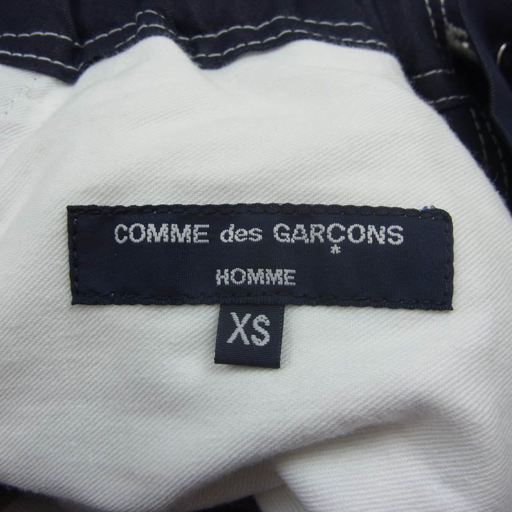 COMME des GARCONS HOMME コムデギャルソンオム 23SS HK-P017 タイプライター デニム パンツ インディゴブルー系 XS【中古】