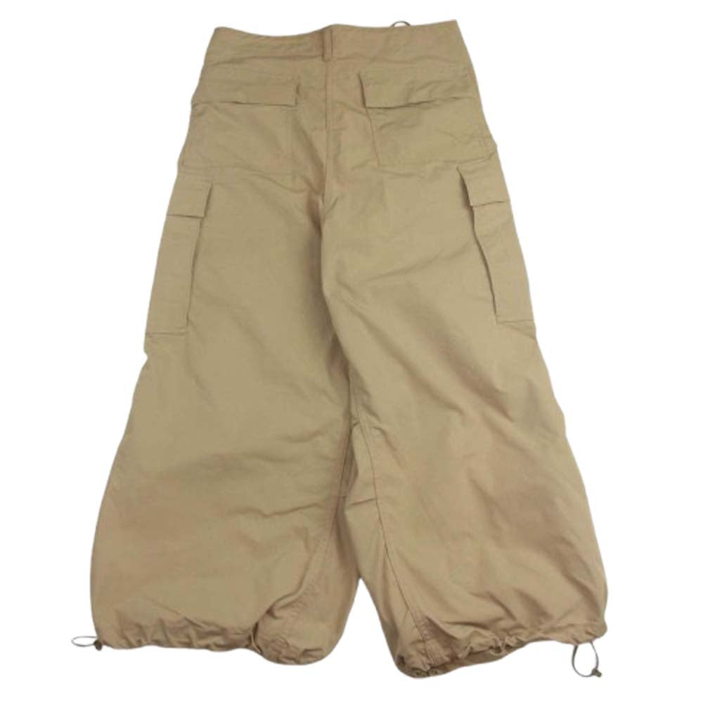 JUNYA WATANABE COMME des GARCONS MAN ジュンヤワタナベコムデギャルソンマン 24SS AD2023 WM-P025 エステルオックス ワイド カーゴ パンツ ベージュ系 S【美品】【中古】