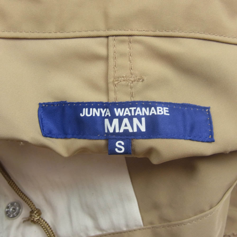 JUNYA WATANABE COMME des GARCONS MAN ジュンヤワタナベコムデギャルソンマン 24SS AD2023 WM-P025 エステルオックス ワイド カーゴ パンツ ベージュ系 S【美品】【中古】