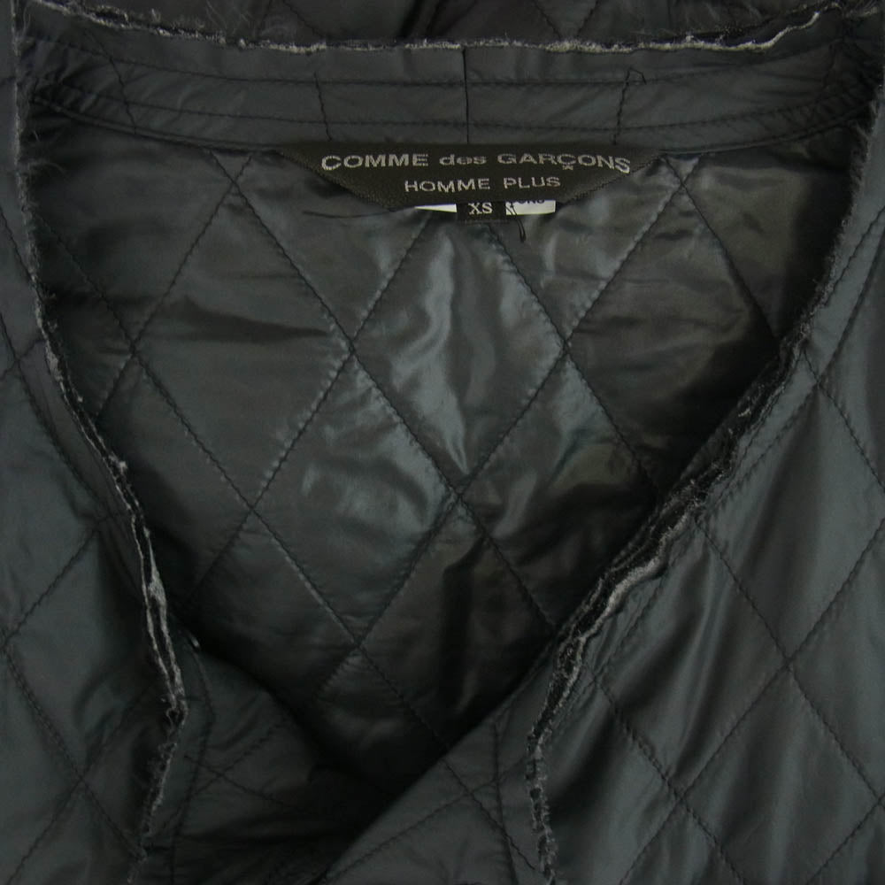 COMME des GARCONS HOMME PLUS コムデギャルソンオムプリュス AD2016 PS-J064 中綿 キルティング ナイロン ジャケット ダークグレー系 XS【中古】