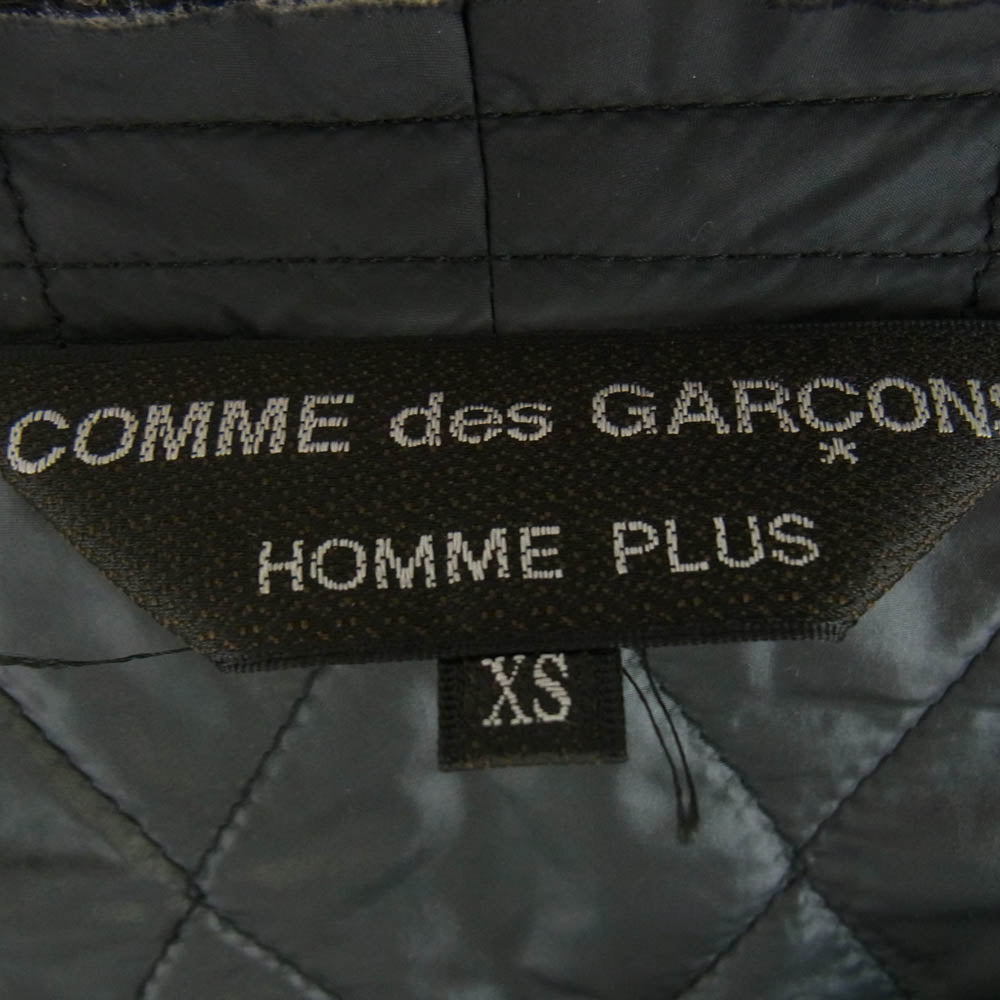 COMME des GARCONS HOMME PLUS コムデギャルソンオムプリュス AD2016 PS-J064 中綿 キルティング ナイロン ジャケット ダークグレー系 XS【中古】