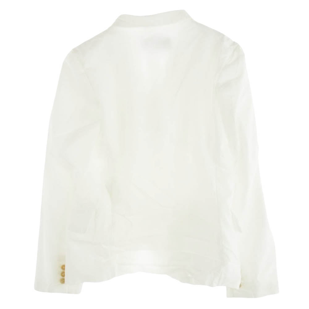 BLACK COMME des GARCONS ブラックコムデギャルソン AD2020 1G-J033 ホワイト テーラード ジャケット ホワイト系 S【中古】