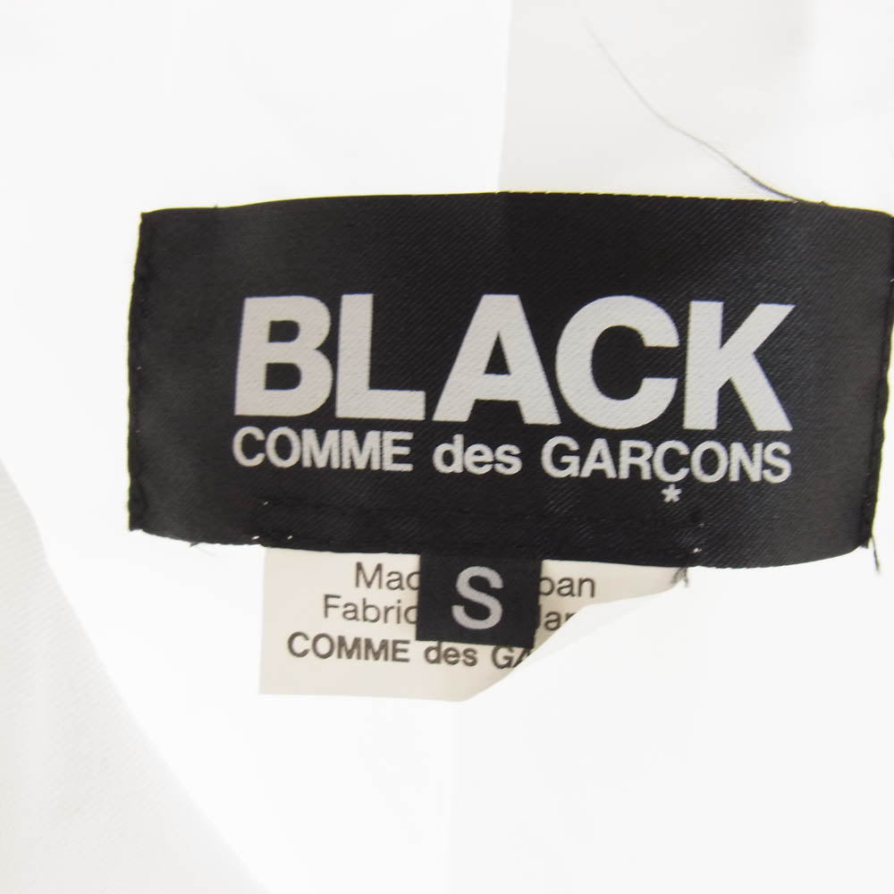 BLACK COMME des GARCONS ブラックコムデギャルソン AD2020 1G-J033 ホワイト テーラード ジャケット ホワイト系 S【中古】