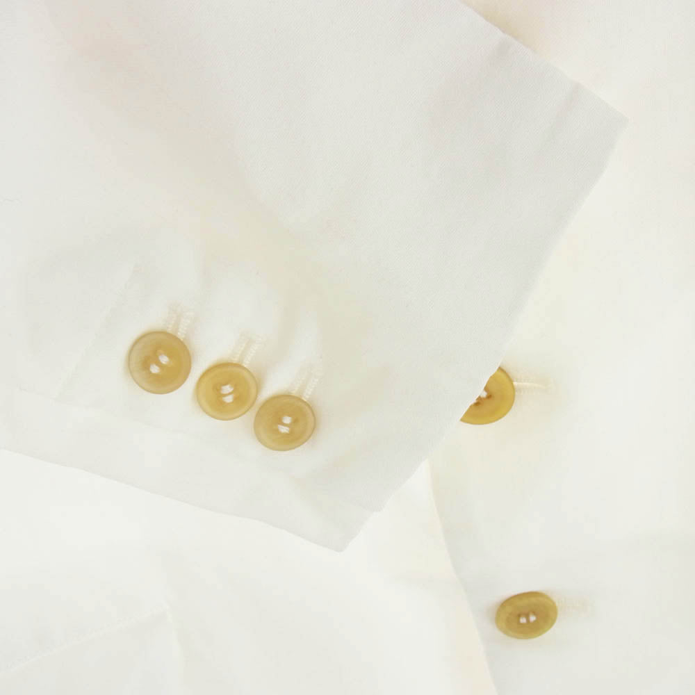 BLACK COMME des GARCONS ブラックコムデギャルソン AD2020 1G-J033 ホワイト テーラード ジャケット ホワイト系 S【中古】