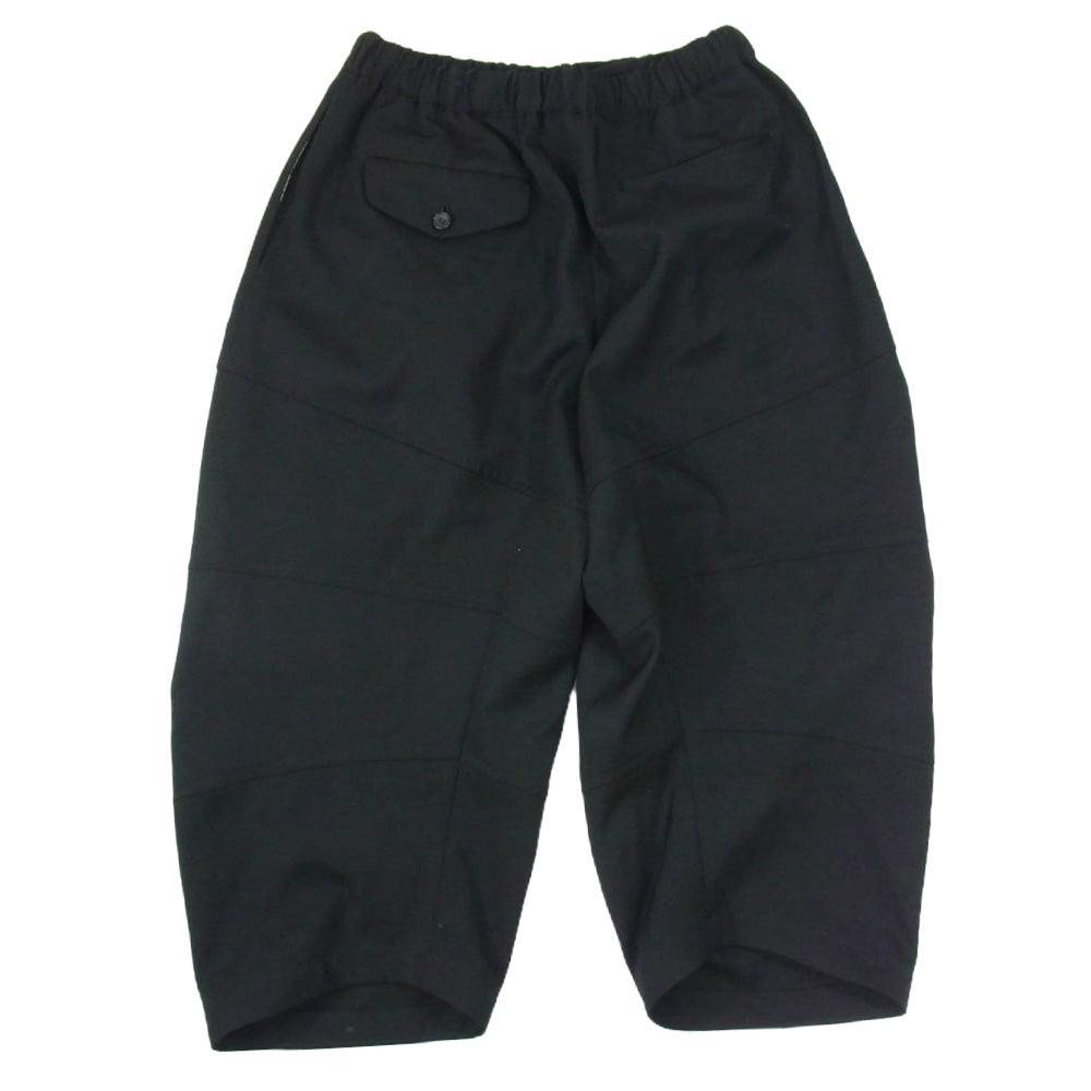 BLACK COMME des GARCONS ブラックコムデギャルソン AD2023 1L-P014 BALLOON PANTS バルーン クロップド パンツ ブラック系 S【中古】