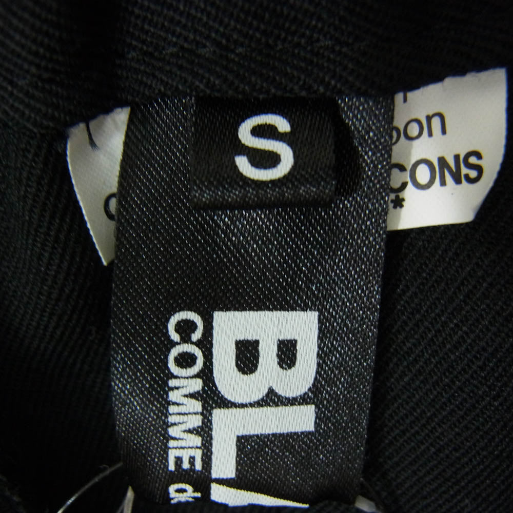 BLACK COMME des GARCONS ブラックコムデギャルソン AD2023 1L-P014 BALLOON PANTS バルーン クロップド パンツ ブラック系 S【中古】