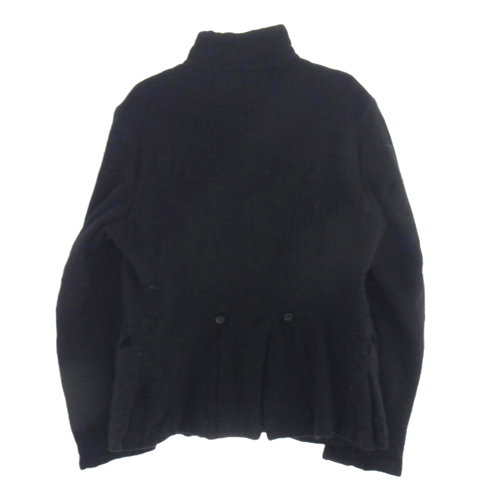 BLACK COMME des GARCONS ブラックコムデギャルソン AD2020 1F-J011 縮絨 ウール ジャケット ブラック系 S【中古】