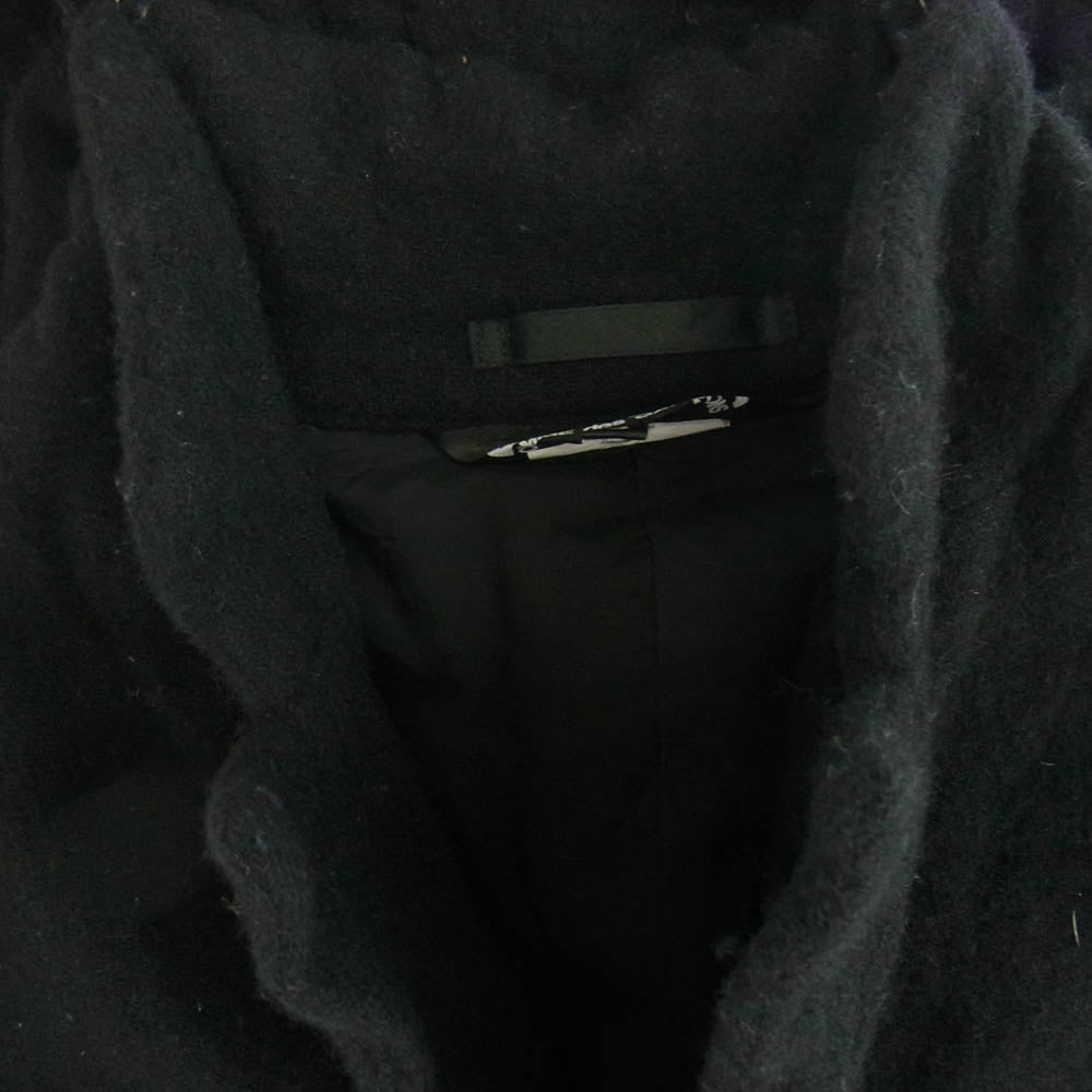 BLACK COMME des GARCONS ブラックコムデギャルソン AD2020 1F-J011 縮絨 ウール ジャケット ブラック系 S【中古】