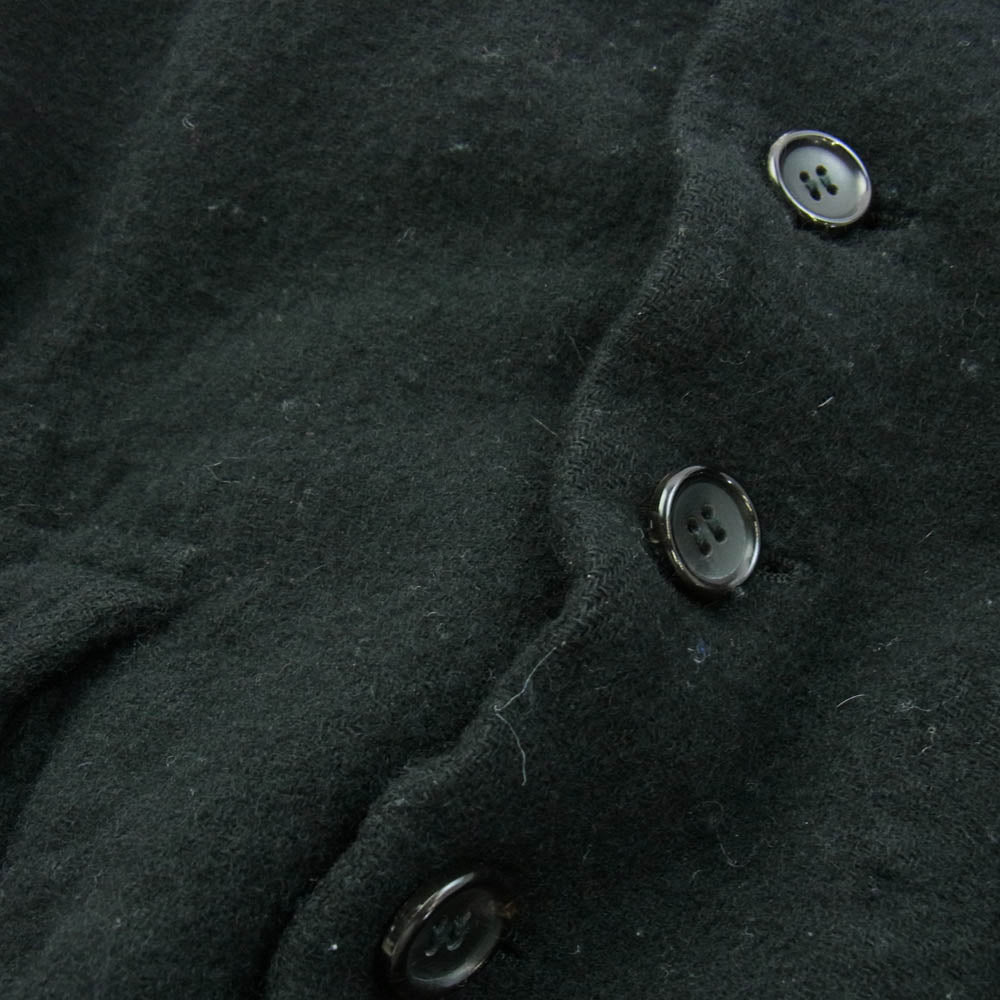 BLACK COMME des GARCONS ブラックコムデギャルソン AD2020 1F-J011 縮絨 ウール ジャケット ブラック系 S【中古】