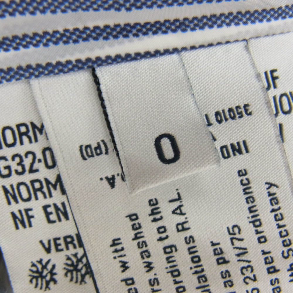 MONCLER モンクレール 423914137910 63337 GAMME BLEU ガムブルー ファーカラー ストライプ 裏地キルティング 切替 ダウンジャケット ショート コート ブラック系【中古】