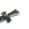 CHROME HEARTS クロムハーツ（原本無） 2025年ユナイテッドアローズ購入時レシート付属 BBY F PPRCHN ベイビーファット クロス ドロップピアス シルバー系【極上美品】【中古】