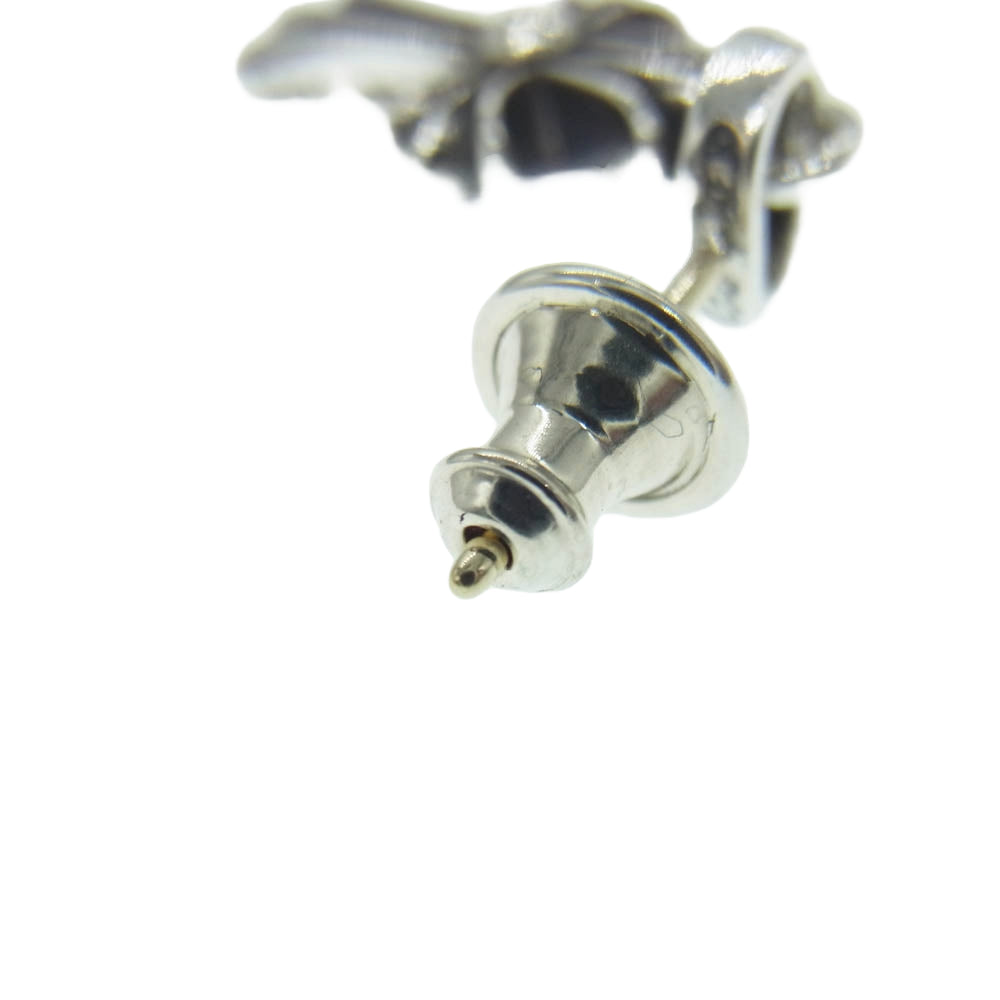 CHROME HEARTS クロムハーツ（原本無） 2025年ユナイテッドアローズ購入時レシート付属 BBY F PPRCHN ベイビーファット クロス ドロップピアス シルバー系【極上美品】【中古】