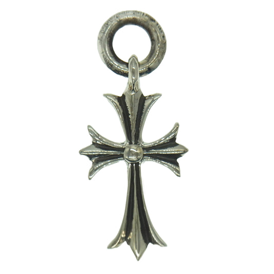 CHROME HEARTS クロムハーツ（原本無） 2025年ユナイテッドアローズ購入時レシート付属  TINY CH CROSS タイニー CHクロス チャーム ペンダントトップ シルバー系【極上美品】【中古】