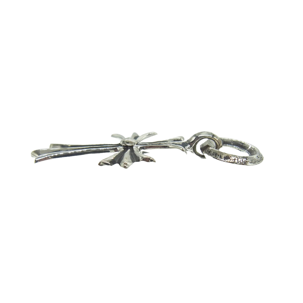 CHROME HEARTS クロムハーツ（原本無） 2025年ユナイテッドアローズ購入時レシート付属  TINY CH CROSS タイニー CHクロス チャーム ペンダントトップ シルバー系【極上美品】【中古】