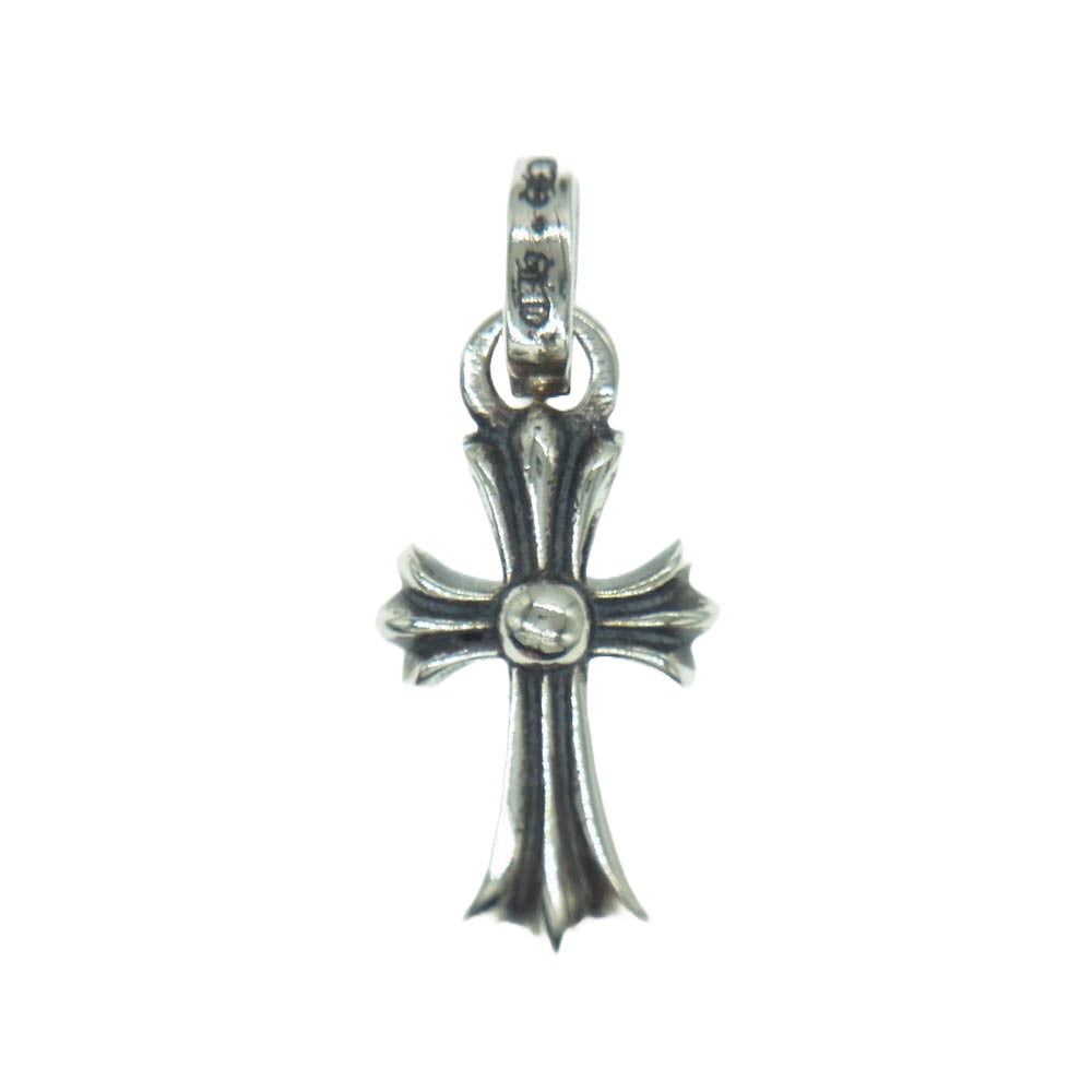 CHROME HEARTS クロムハーツ（原本無） 2025年ユナイテッドアローズ購入時レシート付属 CRS BBYFAT ベイビーファット クロス チャーム ペンダントトップ シルバー系【極上美品】【中古】
