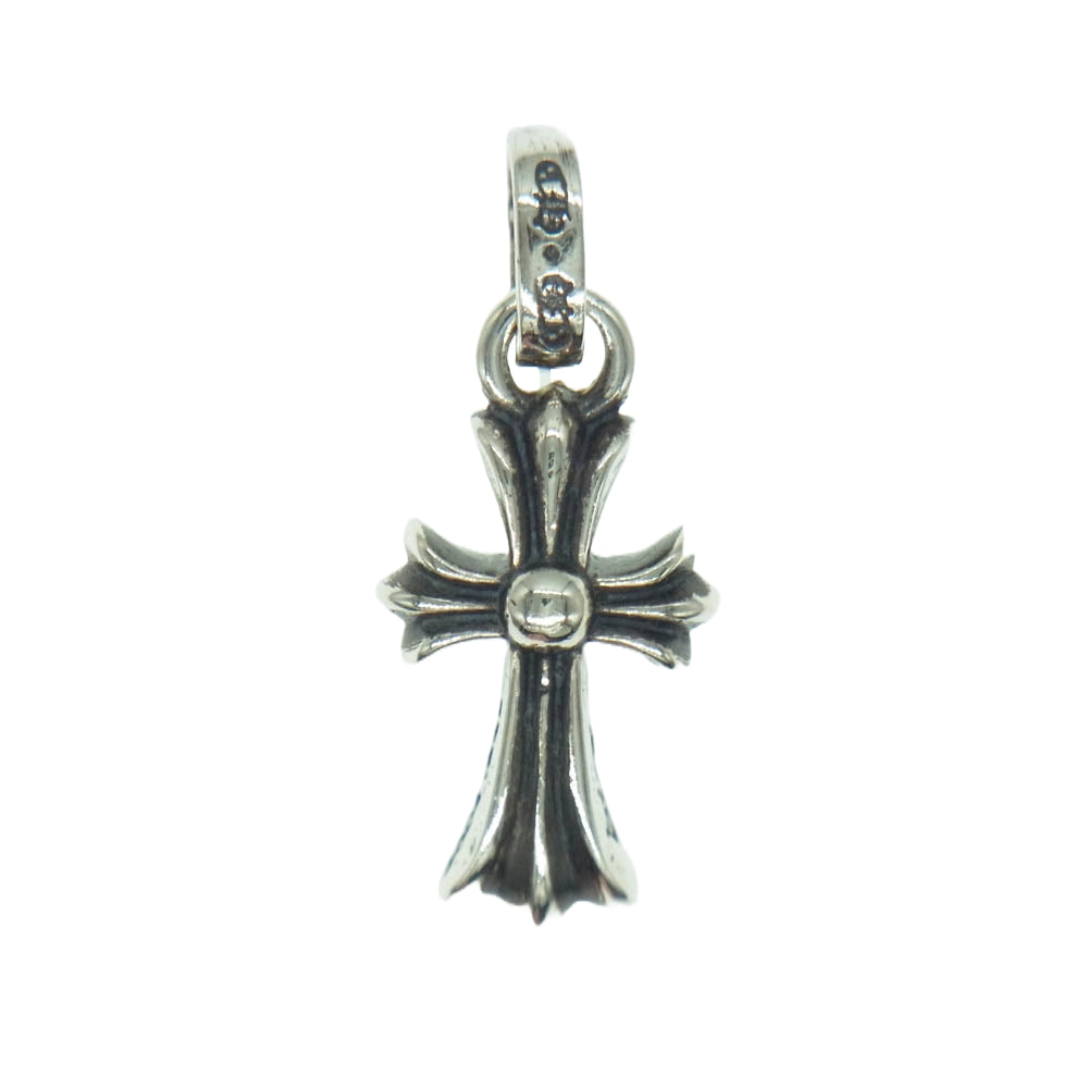CHROME HEARTS クロムハーツ（原本無） 2025年ユナイテッドアローズ購入時レシート付属 CRS BBYFAT ベイビーファット クロス チャーム ペンダントトップ シルバー系【極上美品】【中古】