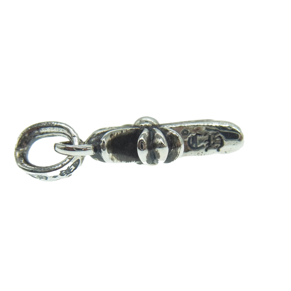 CHROME HEARTS クロムハーツ（原本無） 2025年ユナイテッドアローズ購入時レシート付属 CRS BBYFAT ベイビーファット クロス チャーム ペンダントトップ シルバー系【極上美品】【中古】