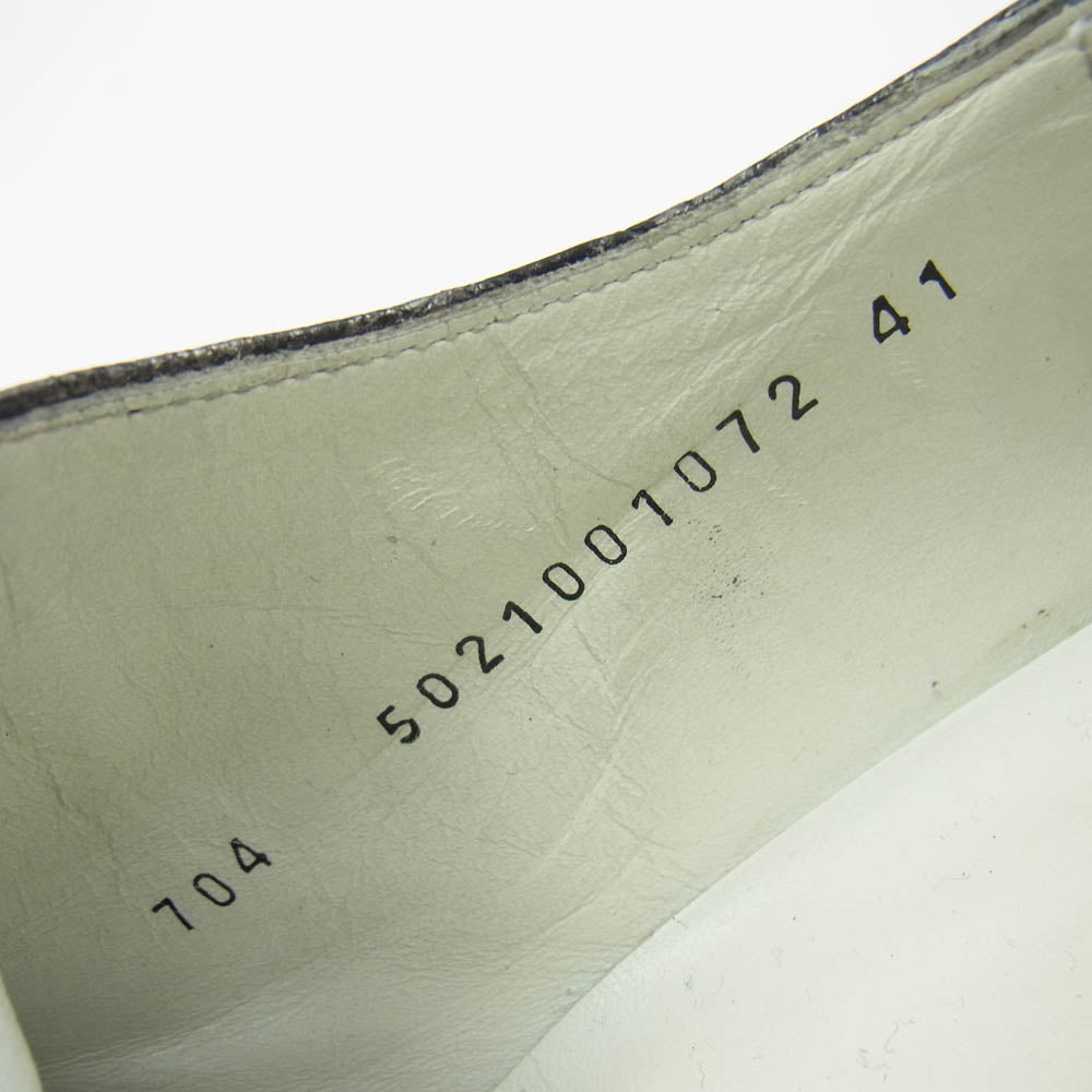 alfredoBANNISTER アルフレッドバニスター スタッズ レザー シューズ ブラック系 41【中古】