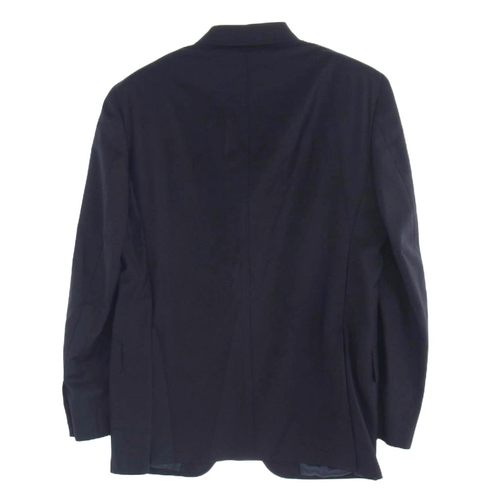 ETRO エトロ イタリア製 3B テーラード ジャケット ダークネイビー系 48【中古】