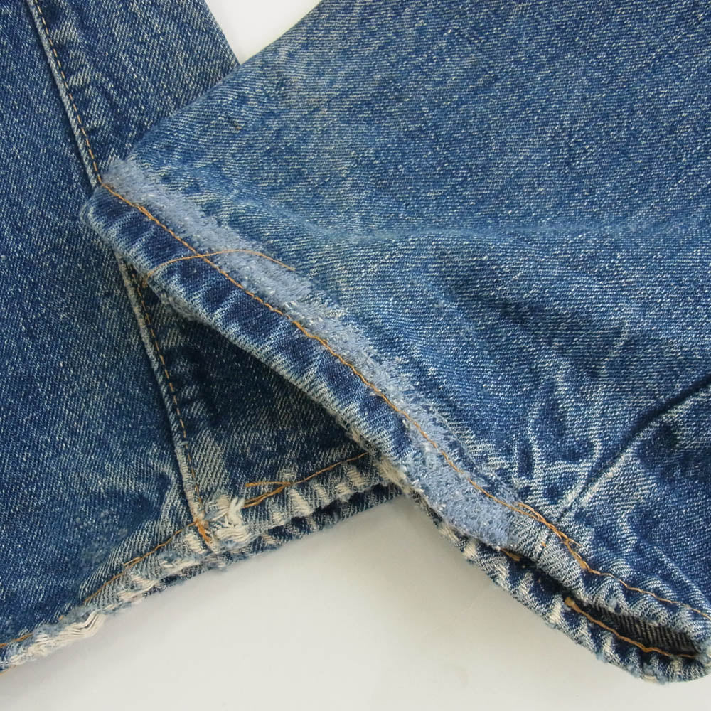 Levi's リーバイス 70s 66前期 501 スモールe ストレート デニム パンツ インディゴブルー系【中古】