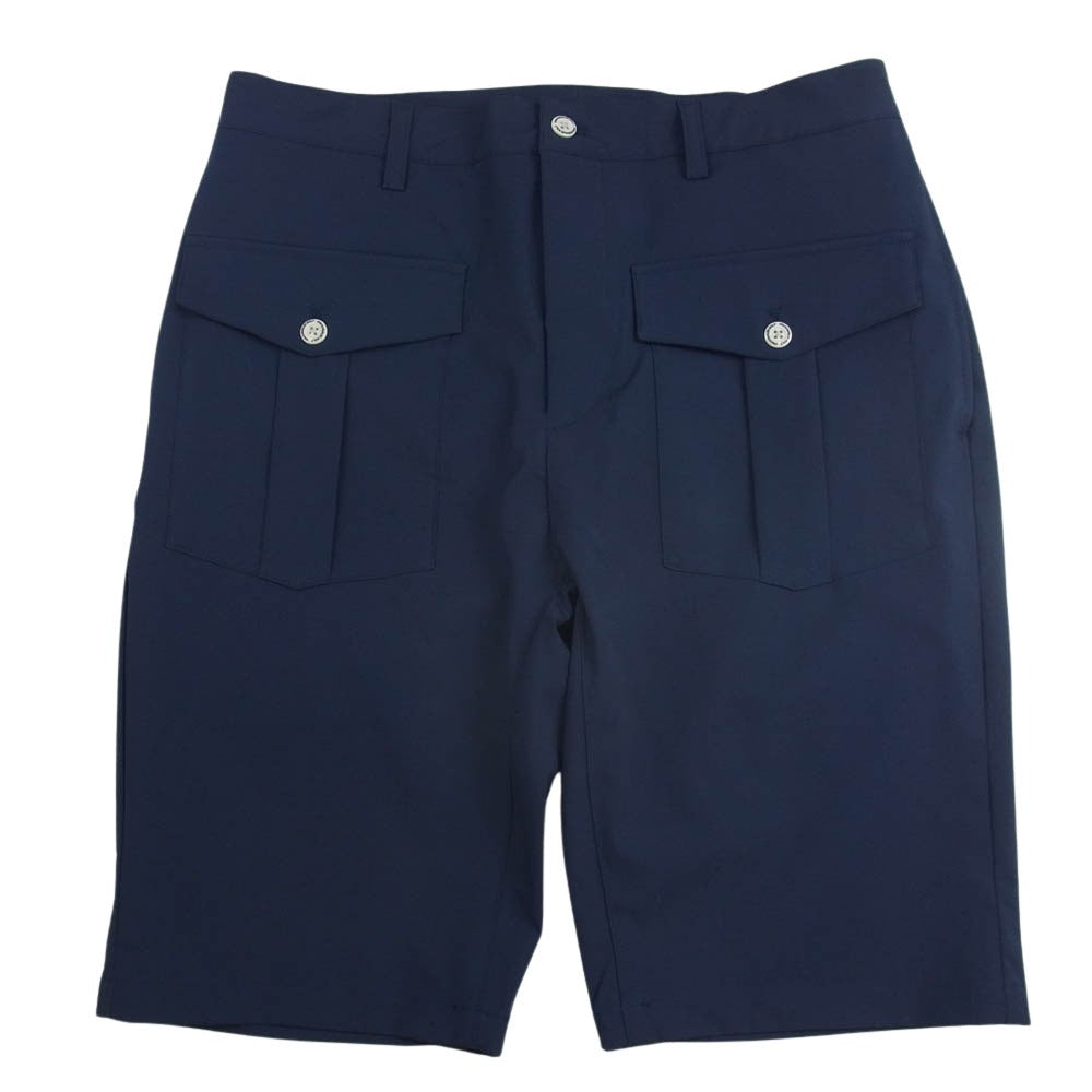1piu1uguale3 ウノピュウノウグァーレトレ GRP133 POE456 GORF ゴルフ FRONT POCKET SHORT PANTS フロントポケット ショートパンツ ハーフパンツ ネイビー系 5【中古】
