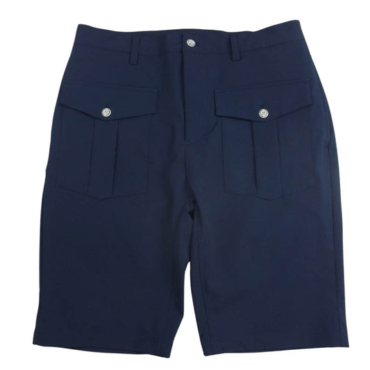 1piu1uguale3 ウノピュウノウグァーレトレ GRP133 POE456 GORF ゴルフ FRONT POCKET SHORT PANTS フロントポケット ショートパンツ ハーフパンツ ネイビー系 5【中古】