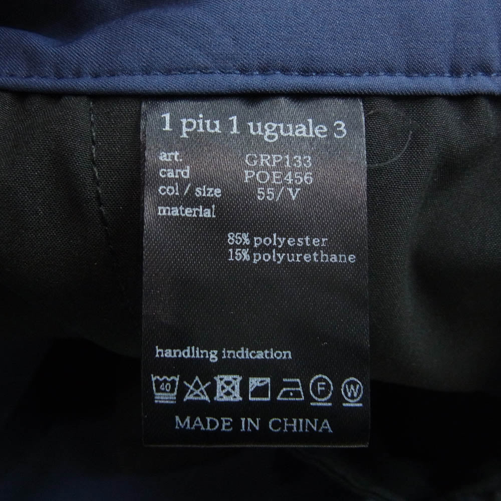 1piu1uguale3 ウノピュウノウグァーレトレ GRP133 POE456 GORF ゴルフ FRONT POCKET SHORT PANTS フロントポケット ショートパンツ ハーフパンツ ネイビー系 5【中古】