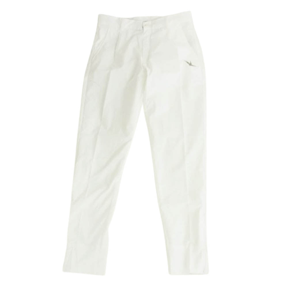 1piu1uguale3 ウノピュウノウグァーレトレ GRP095 POE396 GOLF ゴルフ ZIP PANTS 折り鶴 サイドロゴ ジップ パンツ ホワイト系 4【中古】