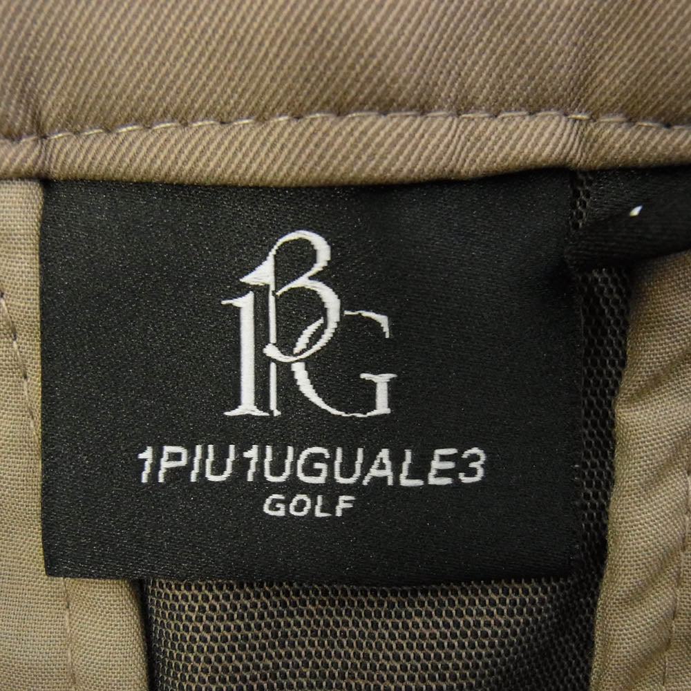 1piu1uguale3 ウノピュウノウグァーレトレ GSP064 POE439 GOLF ゴルフ TIGHT SKIRT ロゴ ソロテックス タイトスカート ブラウン系【美品】【中古】