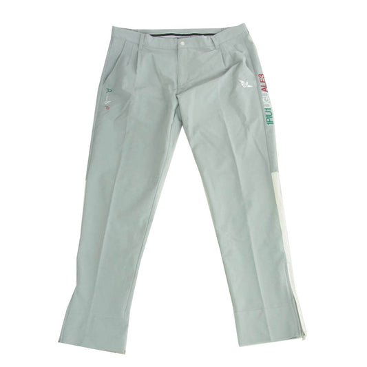 1piu1uguale3 ウノピュウノウグァーレトレ GDP009 POE418 GOLF ゴルフ 113 ADP ZIP SLACKS 裾ジップ スラックス パンツ トラウザー グレー系 7【中古】