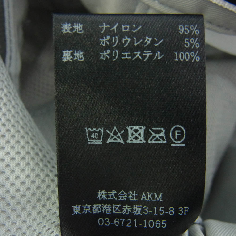 1piu1uguale3 ウノピュウノウグァーレトレ GDP009 POE418 GOLF ゴルフ 113 ADP ZIP SLACKS 裾ジップ スラックス パンツ トラウザー グレー系 7【中古】