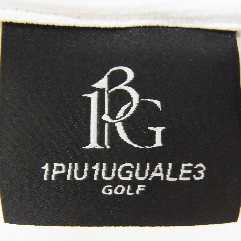 1piu1uguale3 ウノピュウノウグァーレトレ GSB052 POE431 GORF ゴルフ LOGO RIB PULLOVER ロゴ リブ プルオーバー パーカー ホワイト系 2【中古】