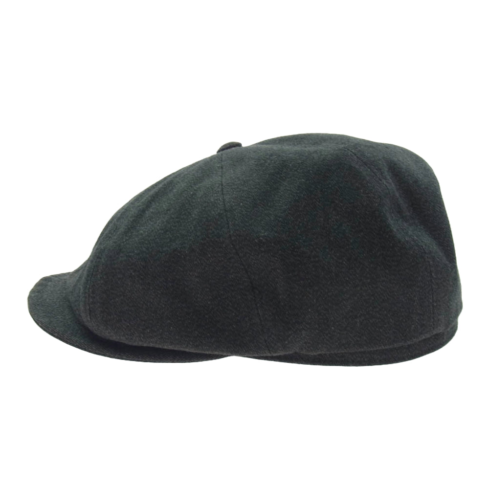 DAPPER'S ダッパーズ キャスケット ハンチング キャップ グレー ダークグレー系【中古】