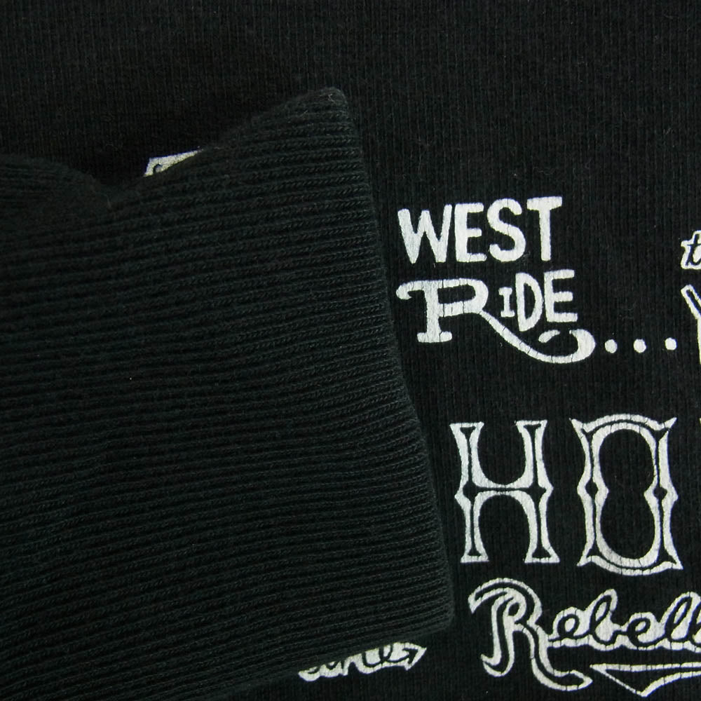 WESTRIDE ウエストライド ガール バック プリント 長袖 ロングスリーブ Tシャツ ブラック系 40【中古】