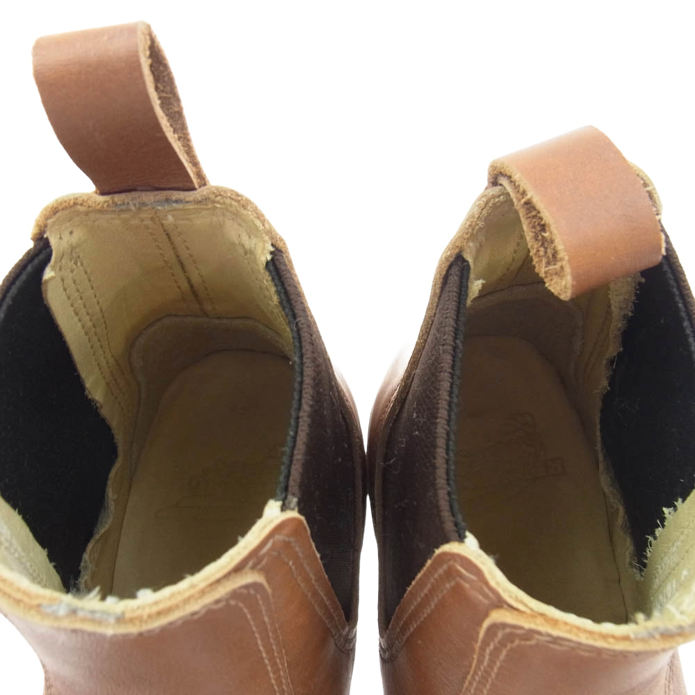 RED WING レッドウィング 3456 6-inch Chelsea 6インチ チェルシー サイドゴアブーツ ブラウン系 24cm【中古】