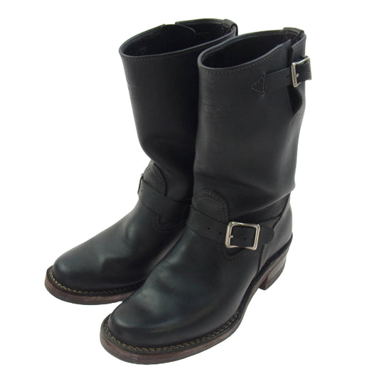 WESCO ウエスコ BK7710700 カスタムボス エンジニアブーツ ブラック系 9E【中古】