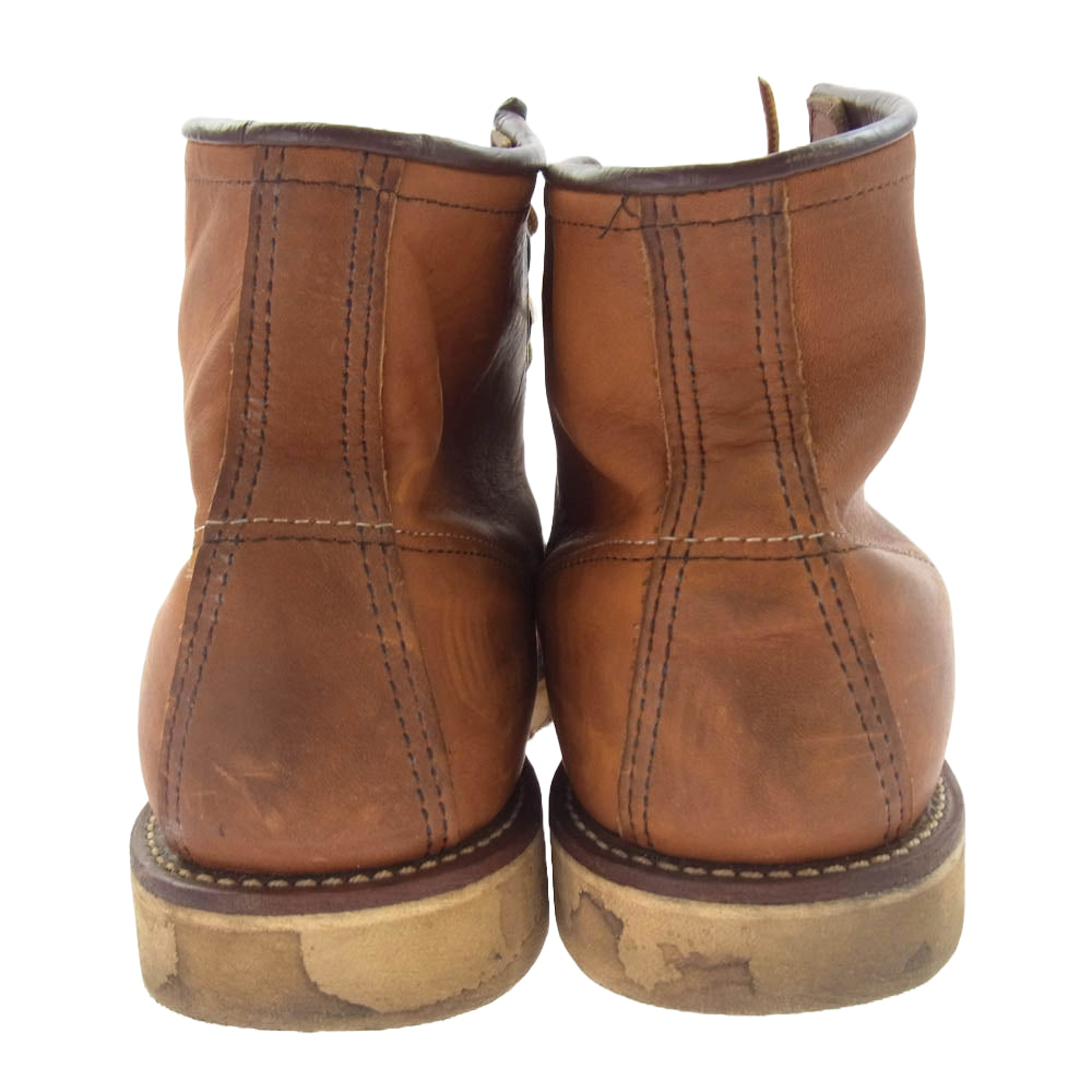 RED WING レッドウィング 875 CLASSIC MOC TOE 縦刺繍羽タグ クラシック モックトゥ ブーツ ブラウン系 9E【中古】