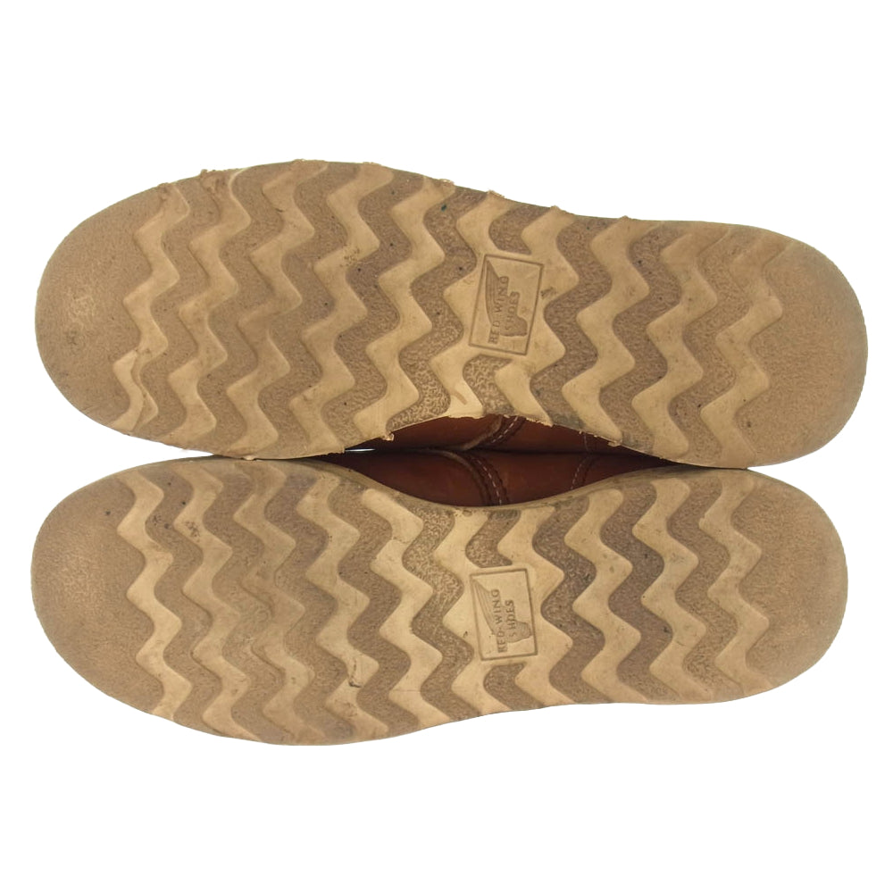 RED WING レッドウィング 875 CLASSIC MOC TOE 縦刺繍羽タグ クラシック モックトゥ ブーツ ブラウン系 9E【中古】