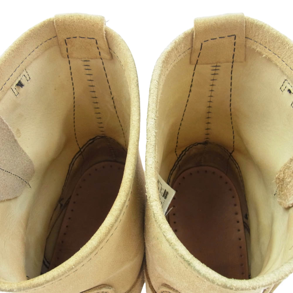 RED WING レッドウィング 2965 8INCH SHORT ENGINEER BOOTS  スエード ショート エンジニア ブーツ ベージュ系 10D【中古】