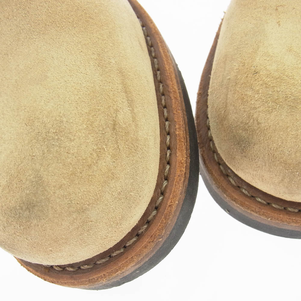 RED WING レッドウィング 2965 8INCH SHORT ENGINEER BOOTS  スエード ショート エンジニア ブーツ ベージュ系 10D【中古】