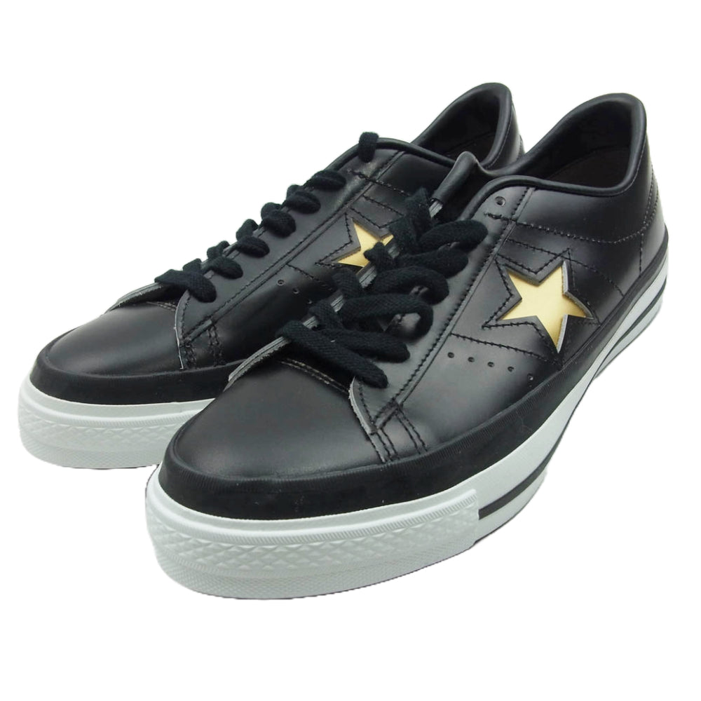 CONVERSE コンバース 日本製 MADE IN JAPAN ALL STAR オールスター ONE STAR J MT ワンスター ローカット スニーカー ブラック系 26.5cm【美品】【中古】