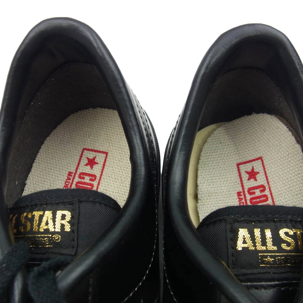 CONVERSE コンバース 日本製 MADE IN JAPAN ALL STAR オールスター ONE STAR J MT ワンスター ローカット スニーカー ブラック系 26.5cm【美品】【中古】
