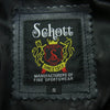schott ショット 3101054 SINGLE BREST RIDERS シングル ブレスト ライダース ジャケット ブラック系 S【中古】
