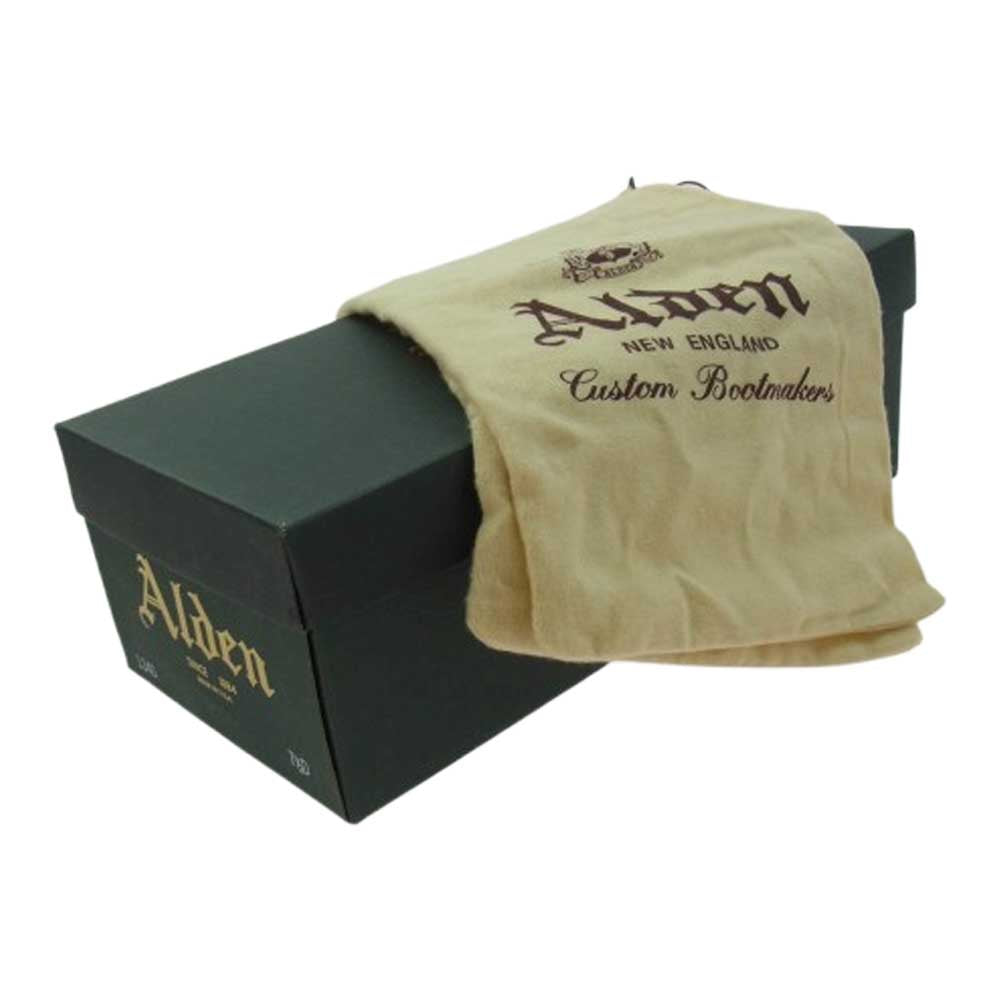 ALDEN オールデン 1340 コードバン チャッカ ブーツ ブラック系 US7.5【中古】